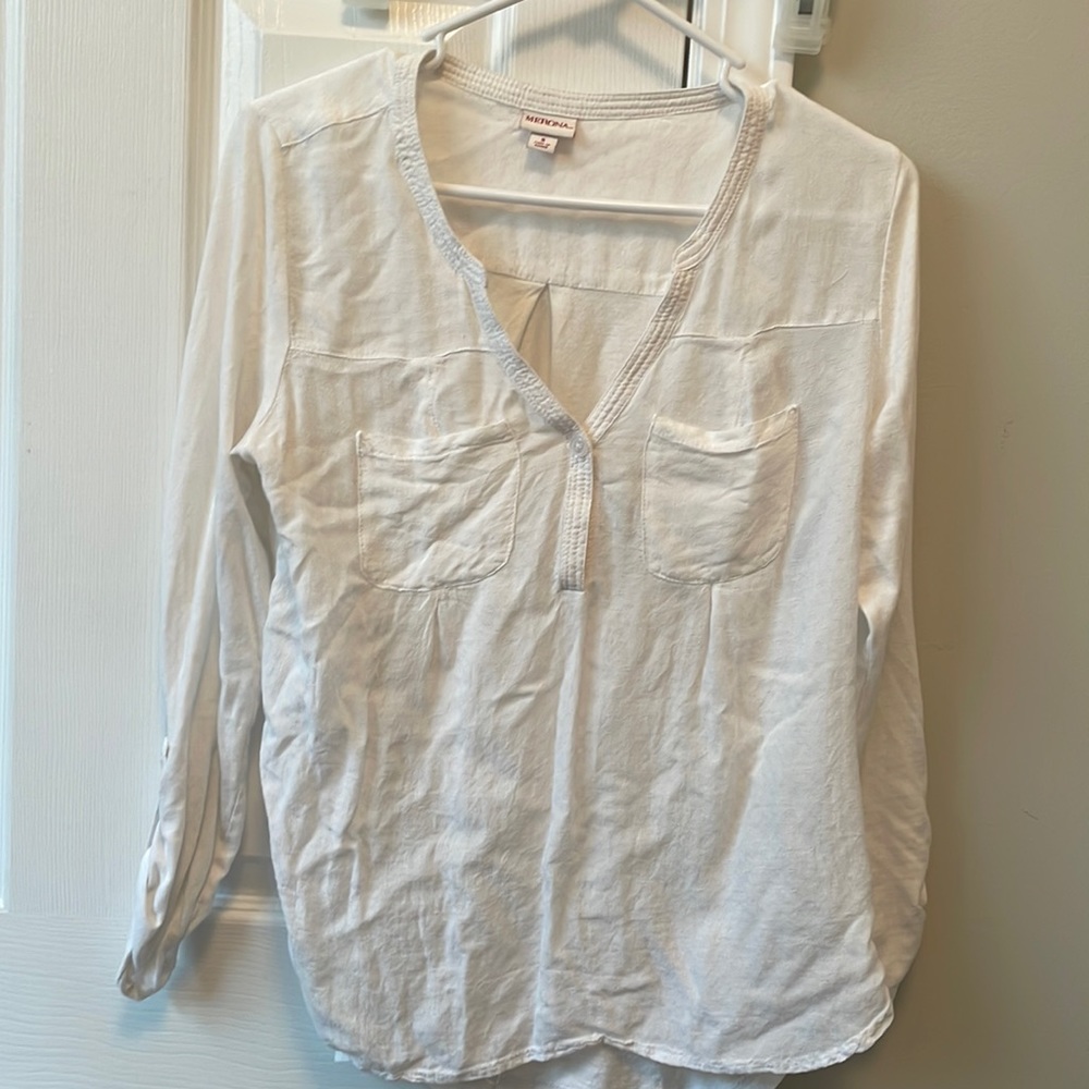 White long sleeve shirt
